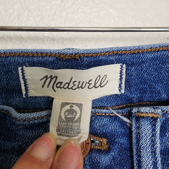Madewell The Perfect Vintage Denim Jean Straight-leg High-Waist Women's Size 27 - Picture 4 of 13
